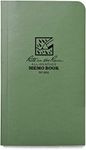 Rite in the Rain Weatherproof Soft Cover Pocket Notebook, 3.5" x 6", Green Cover, Universal Pattern (No. 964)