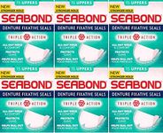 Twelve Packs of Seabond Denture Fixative Seals 15 Uppers