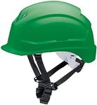 Uvex Pheos S-KR Safety Helmet - Construction Helmet with 4-Point Chin Strap and Ventilation Holes