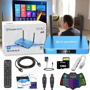 ESPBOP S Five Max S7 with 7-Color Super Keyboard Bluetooth Voice Command Remote, Remote Control, HDMl Cable,Build in Wi-Fi for Local News, Family Entertainment