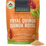 Organic Quinoa (4 lb) - Gluten Free and Vegan Complete Plant-Protein, Easy to Use Source of Fibre and Iron, USDA Organic and Pre Washed, Non-GMO Whole Grain Rice and Pasta Substitute