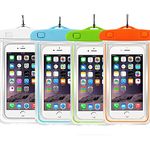 [4pack] Waterproof case Universal Cellphone Dry Bag Pouch casehq for Apple iPhone 8,8plus,7,7plus,6s, 6, 6s Plus, se, 5s, Samsung Galaxy s8,s8 Plus,s7, s6 Note 5 4, lg Sony Nokia up to 5.8 Diagonal