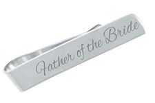 Tie Clip Personalised with Wedding Role & Date, Groomsman, Groom, Father of the Bride, Father of the groom, Best Man