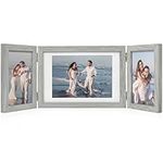 Afuly Multiple Photo Frame 7x5 6X4 Wooden Grey Picture Frames Family Gifts Wall and Tabletop Desktop