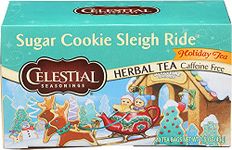 Celestial Seasonings Sugar Cookie Sleigh Ride Holiday Tea (Pack of 6), White ( Packaging May Vary )