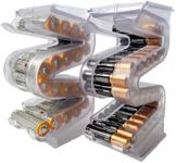 Kalinar Battery Ladder Case - Battery Organizer & Dispenser (AAA & AA)