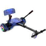 SISIGAD Hoverkart, Hoverboard Seat Attachment Adjustable Hoverboards Accessories, Hoverboard Go Kart, Compatible with 6.5”/ 8”/ 10” Hoverboards (Hoverboard Not Include)