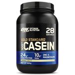 Optimum Nutrition Gold Standard 100% Casein Slow Digesting Protein Powder with Zinc, Magnesium and Amino Acids, Support Muscle Growth & Repair Overnight, Creamy Vanilla Flavour, 28 Servings, 924 g