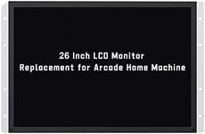 UNICO 26 inch Arcade Monitor, 4:3 Ratio LCD Gaming Monitor for HDMI/VGA/CGA/EGA Arcade Machine, Easy Install Monitor Arcade Accessories - 26inch