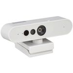 Lenovo 510 FHD Webcam with Full Stereo Dual Built-in mics | FHD 1080P with 1/2.9-inch RGB Sensor |Ultra-Wide 95° Lens, 4X Digital Zoom | 360° Rotation | Flexible Mount