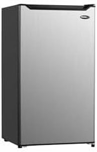 Danby DCR044B1SLM-6 Diplomat Compact mini fridge with freezer, Stainless