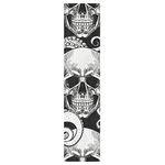 Eyanle Skull Skateboard Grip Tape 44x10Inch Sandpaper Longboard Scooter Griptape Design Non Slip and Anti-Tearing