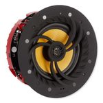 Lithe Audio All-In-One Wireless 6.5” Pro Series Wi-Fi Ceiling Speaker, 60W RMS, Amplifier Built-In, Wi-Fi & Bluetooth Connectivity, Airplay 2, Chromecast, Audio for Home Cinema & Surround Sound