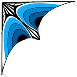 Simxkai Large Delta Kite for Kids & Adults, Best Beach Kite for Beginners, Easy to Fly for Boys & Girls, 300ft Kite Handle Included, Perfect for Outdoor Activities (Blue)