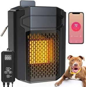 Dog House Heater With Thermostat, Kiroto Dog House Heater 500 Watt, Dog Heaters For Outside Dog House With Wifi Control, Pet Heater For Doghouse Chicken Coop, Safe Electric Heater For Winter Outdoor