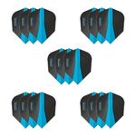 Harrows Retina Dart Flights | 5 x sets Darts Flights (15 Flights Total) I 100 Micron Dart Flights I Premium Extra Strong Made in UK I Professional Darts Accessories I Blue Dart Flights