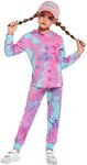 Arshiner Girl's 2 Piece Clothing Set Outfits Tie Dye Sweatsuit Set Sweatpants Long Sleeve Tracksuits