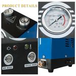 PAKOWIN DC12V EVAP Smoke Machine with Pressure Indicator - Automotive Leak Detection Tool - Blue