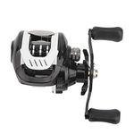 Centrifugal Magnetic Double Brake Anti-Explosive Line 18 Shaft Low Profile Baitcasting Fishing Reel Lure Low-Profile Fishing Reel Fishing Tackle Accessory(Razer Left Hand)