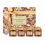 Sancha Tea Boutique, Grand Indulgence Collection, Luxury Gift Box – 2 White, 2 Green & Handcrafted Tea Infuser, 100g Premium Loose Leaf Hamper