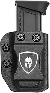 Universal IWB/OWB Magazine Holster Mag Carrier for 9mm/.40 Double Stack Magazines Fits: Taurus G2C/Taurus G3C/Sig Sauer P365/Sig Sauer P320/Hellcat/CZ P10C/Walther PPQ M1/Heckler/Koch P30 Double Mag
