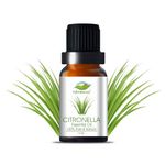 Farm Blends Citronella Essential Oil | 100% Undiluted Pure | Natural Mosquito Repellent, Anti Acne, Anti Dandruff, Removes Bad Odor, Diffuser | Farm To Home | Cymbopogon winterianus | 10ml