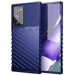 Amazon Brand- Solimo Basic Case for Samsung Galaxy Note 20 Ultra 4G (Carbon Fiber_Blue)
