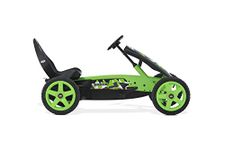 Berg Gokart Rally Force Children's Pedal Car with Adjustable Seat, with Freewheel, Children's Toy Suitable for Children Aged 4-12 Years, 124 x 70 x 64 cm (L x W x H)