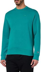 Champion Rochester 1919 Logo Crewneck Felpa, Ottanio (DEK), XL Uomo