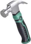 ALLWIN Small Claw Hammer - 8oz Mini Hammer, Camping Hammer, Stubby Tack Hammer, Nail Hammer for Women and Kids