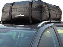 Wisfor Car Roof Bag 15 Cubic Feet - 100% Waterproof Cargo Boxes Car Rooftop Rack Large Storage Carrier Bag for Cars Vans SUVs Truck Travel Luggage Trans with/Without Rack