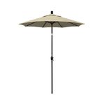 California Umbrella GSPT608117-5422 6' Round Market Umbrella, Sunbrella Antique Beige