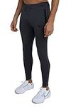 TCA Men's Rapid Quickdry Tapered Tech Training Track Pant with Zip Pockets - Charcoal, M