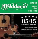 EZ890 Great American Bronze Super Light (.009-.045) Acoustic Guitar Strings