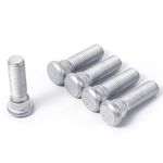 5pcs M12x1.5 Wheel Studs, 48mm Long Steel Lug Bolts Tire Studs Car Accessories Compatible with Toyota Suitable for Chevrolet for Lexus Series