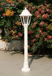 CERCO Victoria Small (White + Clear) Outdoor Bollard IP55