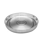 MAA SILVER 97 Pure Silver 11 Inch Dinner Plate/Thali for Gifting|Household|Religious Use(600 Grams)