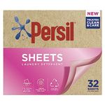 Persil Bio-degradable Laundry Detergent Sheets washing sheets with naturally derived stain removers easy to use, carry and store 32 sheets