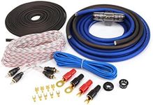 KnuKonceptz Blue KCA Complete 8 Gauge Amp Installation Wiring Kit