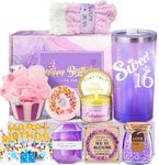 Sweet 16 Birthday Gifts For Girls, 10 Pieces Sweet 16 Gifts for 16 Year Old Girl, Happy 16th Birthday Gifts for Daughter,Granddaughter,Sister,Niece,Best Friends Bestie, Unique 16th Gifts for Girls