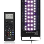 hygger Fish Tank Light, Aquarium Light with Remote Control Customizable Full Spectrum LED Fish Tank Light, Default & Weather Mode Freshwater Planted Tank DIY Mode (24w (45-60cm Fish Tank))