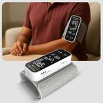 AGEasy (Max Group) Fully Automatic Digital Blood Pressure Monitoring Device | BP Apparatus for Home | Portable Digital BP Check Machine for Hypertension & Managing Heart Health | Arm Circumference (22-42cm) (Arm BP Monitor (White))