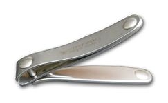 Dovo Stainless Satin Finished Large Nail Clipper, in Leather Sheath , 1