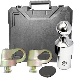 SIRUNTE Gooseneck Ball Hitch Kit for Truck Bed - Suitable for Ford OEM Gooseneck Ball Kit,Replace The 60639 Puck System 2-5/16" Gooseneck Hitch Kit for Ford F-250 F-350 F-450 Super Duty Truck Bed