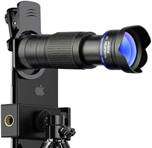 Drumstone (Exclusively 𝟭𝟬+𝟱 Year Warranty) Universal 4K HD 36X Zoom Mobile Phone Monocular Telescope Lens Astronomical Zoom Lens extendable Tripod for All Smartphones