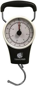 GoGreen Power (TR1300BK) Analog Luggage Scale with Hook, Analog Weighing Scale for Luggage with Built-in Measuring Tape, Weighs Luggage Up to 80 lbs / 36.28 kg, Black