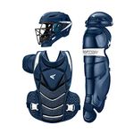 Easton | JEN SCHRO THE VERY BEST 2.0 Fastpitch Softball Catcher's Set | Navy M