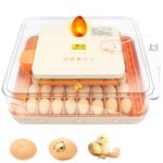 APODESS 56 Egg Incubator for Hatching Eggs, Chicken Incubators with Automatic Egg Turning, Temperature and Humidity Control, Candler, Automatic Water Bottle Refill, Incubator for Chicken, Ducks, Goose