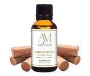 AADI MOOL Sandalwood Essential Oil For Skin, Hair And Aromatherapy - 30 Ml