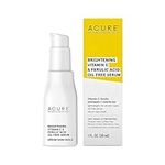 Acure - Daily Brightening Vitamin C Serum with Ferulic Acid 1 fl oz - Brightening Face Serum for Glow, Clear Skin, & Oily Skin - Pineapple Extract & Matcha Tea to Help you Shine Bright - All Skin Type